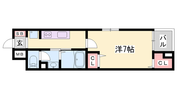 パティオの物件間取画像
